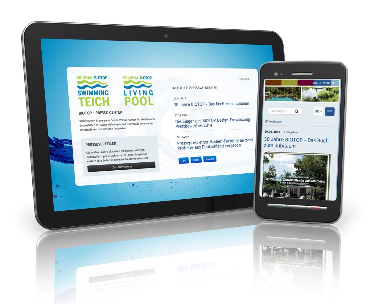 Pressecenter der Biotop GmbH